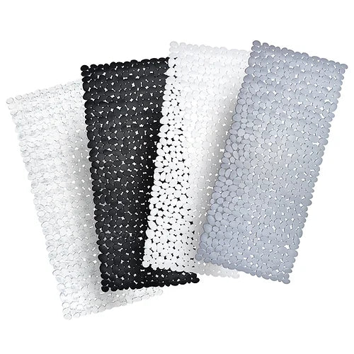 Tapis de douche antidérapant StoneStream en forme de galets