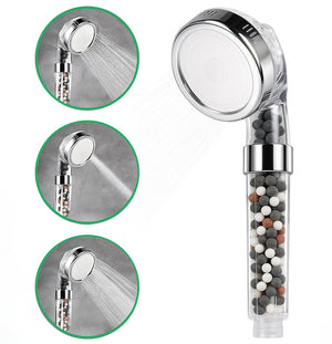 Soffione Doccia Filtrante Ionico Ecopower Compatibile con Docce Elettriche