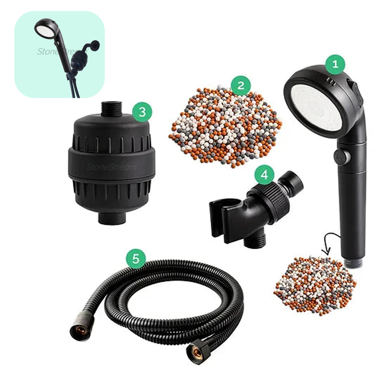 Kit di filtrazione EcoPower per acqua calcarea