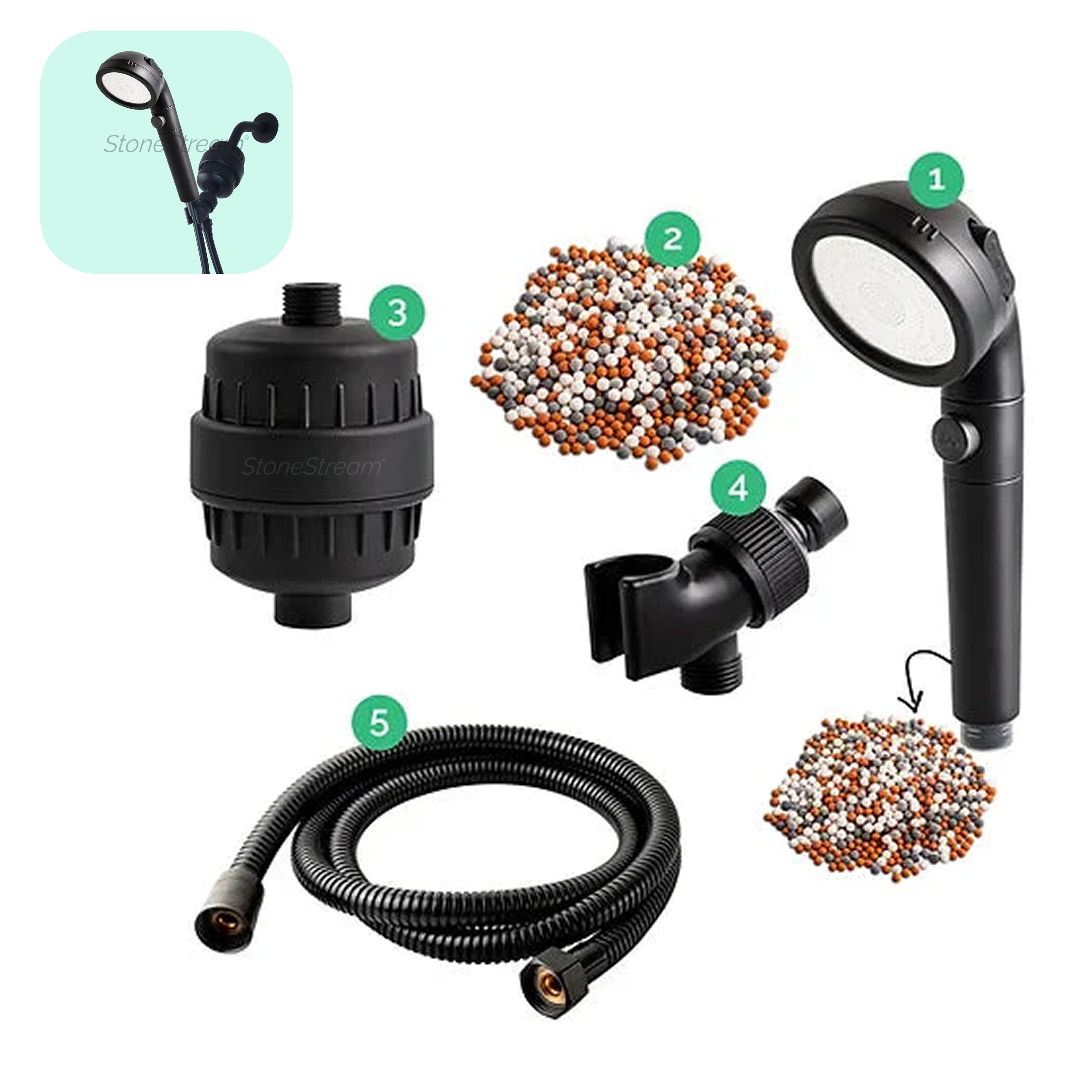 Kit di filtrazione EcoPower per acqua calcarea