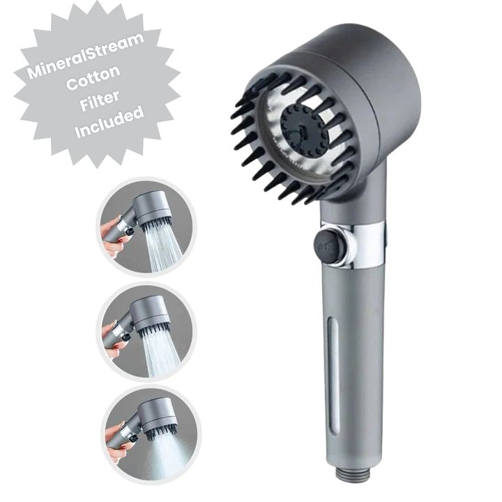 Modern Chrome Shower Head with Cotton Filter